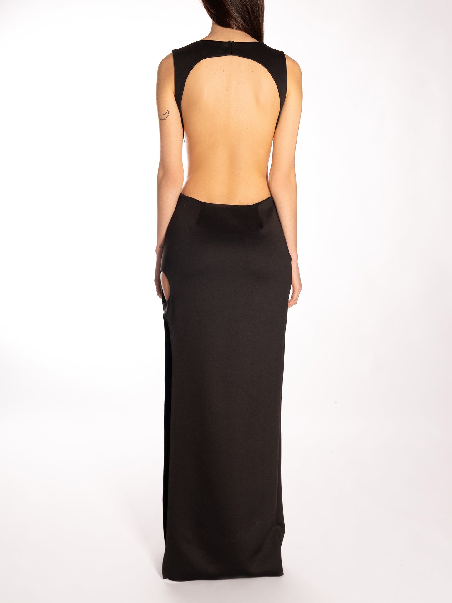 Abito lungo con cut out