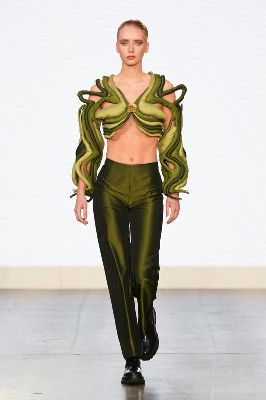 Giacca verde 3D